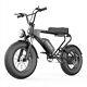 Electric Bike Bicycle Aldult Fat Tire E-bike 1200w 48v 20ah 30mph Tomofree Dk200