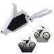 Electric Bike/bicycle White E-bike Frame Mounted On 20/26 For Stealth Bomber
