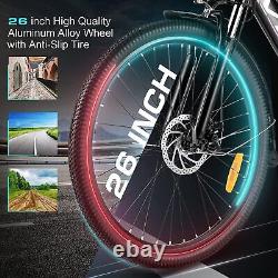 Electric Bike for Adults, 26 Commuter Ebike 500W Cruiser Bicycle withLi-Battery