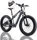 Electric Mountain Bike 26inch Fat Tire Ebikes 750w Bicycle Mtb 7 Speed Gs9plus