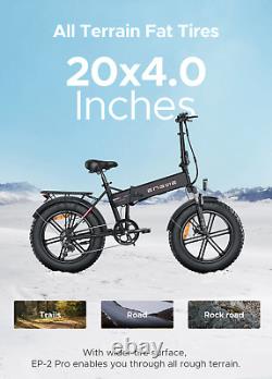 Foldable Electric Bike 750W 20 Fat Tires Mountain E-Bicycle, UL2849Certified