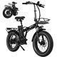 Folding Electric Bike 20 Fat Tire Bike 750w 48v Battery 30mph 7 Speed For Adult