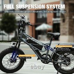 Fucare Electric Bike for Adults, Scorpio 1200W Dual Suspension 33MPH 80 Miles