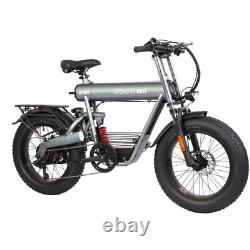 GOGOBEST GF500 E-bike E-Bicycle 750W Motor 20x4.0 Fat Tire Full Suspension