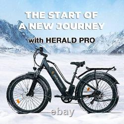HERALD 26Fat Tire Electric Bike for Adults, 1000W Ebike 48V 21Ah (UL)