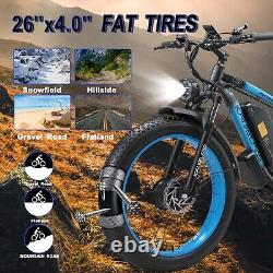 KAIJIELAISI V3 2000W Electric Bike 48V 23Ah 26 Fat Tire 35MPH Mountain Bicycle