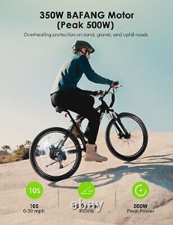 Oraimo 26 Electric Bike 350W 36V 21 Speed 20MPH Mountain Bicycle for Adult