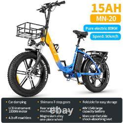 Ridstar 1000/1500/2000W e-Bike 15/20/23/40Ah City Snow Mountain Electric Bike US
