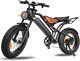 Smartravel Electric Bike For Adult 1200w 48v/17.5ah 28+mph Shimano 7 Speed Grey
