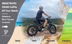 SMARTRAVEL ELECTRIC BIKE for Adult 1200W 48V/17.5Ah 28+MPH Shimano 7 Speed Grey