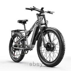 Shengmilo Electric Mountain Bike 26 E-Bike 2000W Dual Motor Fat Tyre E-Bicycle