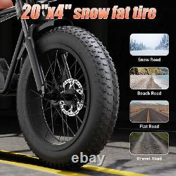 Tomofree Electric Bike 20 Fat Tire Ebike Bicycle 48V 18Ah 1200W 30mph FG20