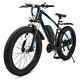 Viribus 26 Electric Bike Mountain Bicycle Fat Tire Ebike 48v Battery 21 Speed