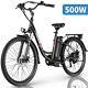 Vivi@ Electric Bike 500w 48v Commuting E-bike 26 Cruiser Bicycle+48v Li-battery