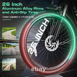 VIVI@ Electric Bike 500W 48V Commuting E-Bike 26 Cruiser Bicycle+48V Li-Battery